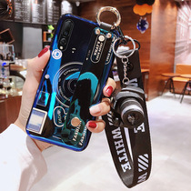 Huawei p30 mobile phone case net red camera p30pro blue light wristband womens lanyard halter neck p20 5i creative nova5pro Huawei nova6 se 4e 5i