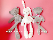 Cats and dogs bow dolls Little Bear Bunny Doll Doll Plush to soothe sleeping toy pet