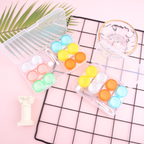 Contact lens box multiple dress briefs for men and women transparent myopic beauty myrinths double link box portable containing box