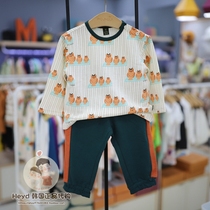 Direct Mail moimoln Korea Little Cloud 21 Autumn Boys and Girls Leisure Set STB13