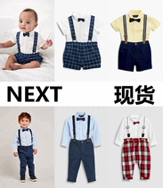 (Spot) Next Boy Baby Full Moon Birthday Party Shirt Collar Tie Hung With Pants Gown Suit