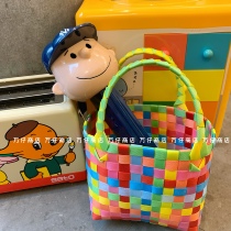 ten thousand paparazzi in summer fruit taste basket Fun Mood Containing basket Walk Handbag