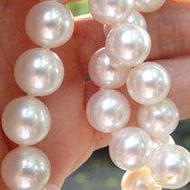 Boutique Collection Natural Seawater Pearl Necklace 9 5-10 5 positive round flawless to rival Nanyang Japan Pearl