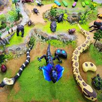 Shake sound creative small toy mini electric crawling simulation insect animal remote control induction trick cute caterpillar