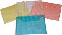 A4 File Bag Transparent File Bag Thicks 18c Plate button bag Press button bag Wholesale