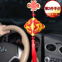 Ping An Foo full pearl embroidered beads in car cross embroidered car pendant small 2022 new yourself access and safety