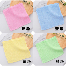 Kitchen non-stick oil wood fiber oil in addition to dishwashing towel thickened small rag square towel hundred cleaning cloth towel manufacturers