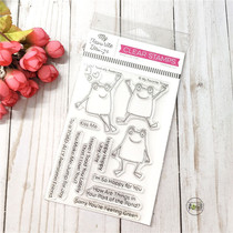 MFT Frog Frog Awesome Toad-ally Awesome Imported Transparent Seal and Die