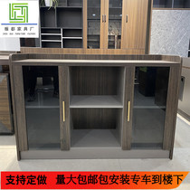 Conference office office area two doors three doors simple modern sideboard tea cabinet short cabinet drawer locker