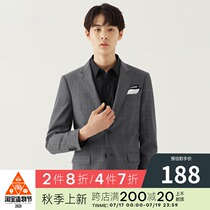 GXG mens season fashion trend suit gray suit jacket male#GA113576E