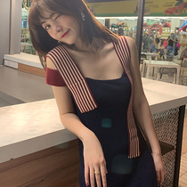 Hong Kong counter 2021 summer new womens temperament fishtail skirt fashion sexy suspenders dress women