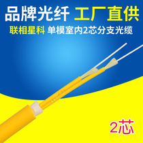 Lianz Star Section 2 core branch optical cable indoor cluster jumper two-core single-mode double-core customizable joint