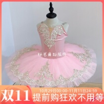 New childrens professional ballet skirt costumes slings fluffy yarn TUTU skirt childrens sleeping beauty stage costume