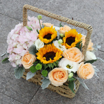 520 Valentines Day Sunflower bouquet Changzhou flowers Express Tongcheng Tianning Clock Tower New North Wu Jin Yang Jintan