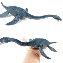 Plesiosaur simulation soft rubber dinosaur model boy girl childrens toy ornament type Loch Ness Monster Canglong soft rubber