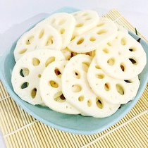 Hubei specialty fresh water lotus root slices 2500g Risotto hot pot Malatang skewers Fried cold salad Catering ingredients