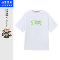Mark Huafix That small first IP joint mens short sleeve T-shirt 2022 Summer new letters printed trend blouses