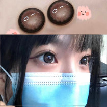 Black sugar rose beauty pupil day throw disposable large diameter 15mm super large 30 utour black glasses JLE