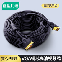 VGA cable Computer cable Data cable Male-to-female projector Desktop host connected to the display transmission signal