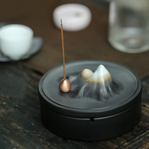 Shanfang Creative Ashtrays Ceramic Home Retro Living Room Personality Fashion Trends Anti Fly Ash Big Ashtrays