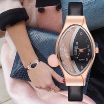 Leather Strap Bracelet Quartz Watch Wrist Watches For Women