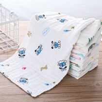 Six-layer baby towel high-density cotton rectangular newborn wash towel childrens bath towel baby gauze childrens towel