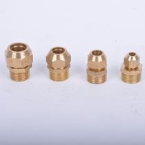 Copper fittings copper pipe adapter 4 divided into 6-in-6 copper joint air conditioning pipe fitting stove copper pick up copper cable