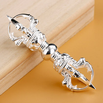 Pure silver Five Diamond Pestle 10CM Yongle The Concealed Secret of the Pure Hand Sent to the Masters Boutique