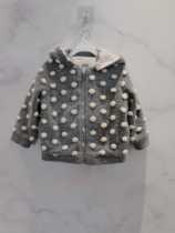 Goodbaby baby hooded cotton coat for girls autumn and winter coat cotton wool warm coat