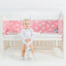 -Nordic Baby Bed Bumper Newborn Cot Cactus Flamingo Bumper
