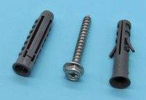 Plastic Pylon Expansion Screw m10 External Hexagon TV Grey Tube 200 50 sets of 8 Cylindrical Set Expansion Tube