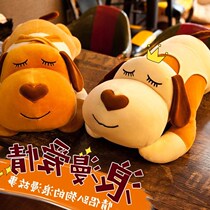 Car car pillow squatting dog small plush toy a pair of rear window ornaments doll car doll