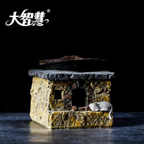 Great wisdom incense burner agarwood sandalwood stove small aromatherapy incense chamber antique creative home furnishings