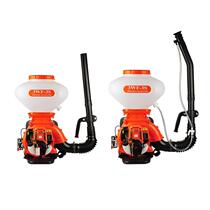  Hot sale knapsack spray duster Gasoline four-stroke mist diffuser Dry powder fertilization greenhouse pesticide mobile bag
