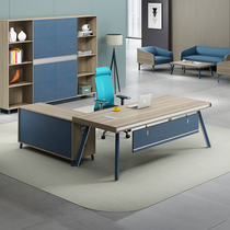  Boss table and chair combination Simple modern single manager supervisor desk Office desk President desk Large desk Office furniture