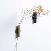 Nordic Flower Wall Wall Wall Wall non-hole hole dry flower flower arrangement Wall decorator metal