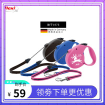 flexi fulehy pooch telescopic automatic traction rope strawberry small and medium dog walking dog rope dog chain sub-cat item ring