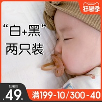 Shixi pacifier newborn baby super soft anti flatulence 3 months 6 months over one year old baby sleep artifact sleep