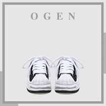 ULOVAZN Japanese black and white joint name Mihara Kangyu shell head dissolve shoes niche all-match canvas shoes ins