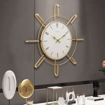 Light extravagant fashion Decorative Clocks Creative Nets Red Home Hanging clock Living room minimalist clock hanging wall Modern muted hanging table