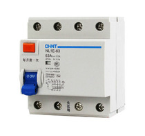 Chint Earth Leakage Protector NL1E-63 4p (3P N) 25A 40A 63A three-phase four-wire circuit breaker