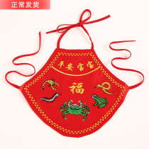 Summer freshmen Chinese mainland Other 3 to 6 months Baby red pure cotton embroidered belted belly protector Direct sales