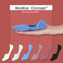 Boat socks female cotton shallow mouth invisible thin summer silicone deodorant sweat socks breathable low summer socks