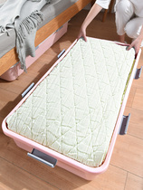 Household queen bed bottom storage box plastic flat finishing box drawer type under bed clothes quilt with lid storage box