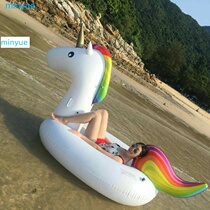 Water inflatable small Unicorn floating swimming ring游泳圈