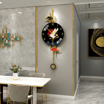 Light luxury decorative clock clock wall clock living room home fashion art atmospheric wall watch modern personality creative clock Wall