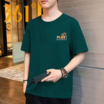 361 sport short sleeve T-shirt man 2022 Summer new round collar breathable half sleeve blouse Leisure 100 lap cotton short sleeve