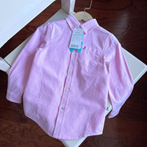 94-164 Spring and Autumn Boys Shirt Cotton Oxford Textile Big Boy Shirt-3 25