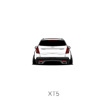Suitable for Cadillac XT5 low-lying car scratch model stickers car friends will Personalized car stickers customized HF
