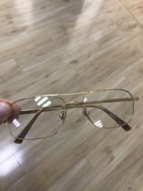 Mens ultra-light double beam pure titanium mens glasses frame can be equipped with myopia polarized sun glasses with high comfort